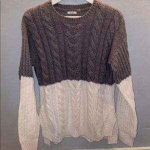 Knit sweater